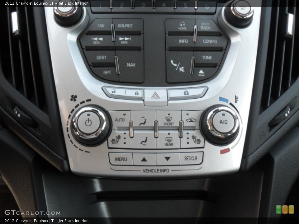 Jet Black Interior Controls for the 2012 Chevrolet Equinox LT #56297885