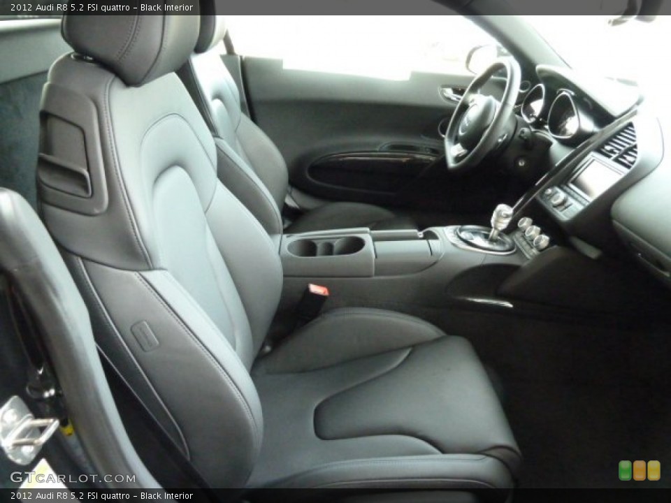 Black Interior Photo for the 2012 Audi R8 5.2 FSI quattro #56297973