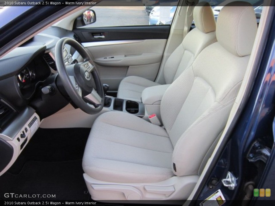Warm Ivory Interior Photo for the 2010 Subaru Outback 2.5i Wagon #56299239