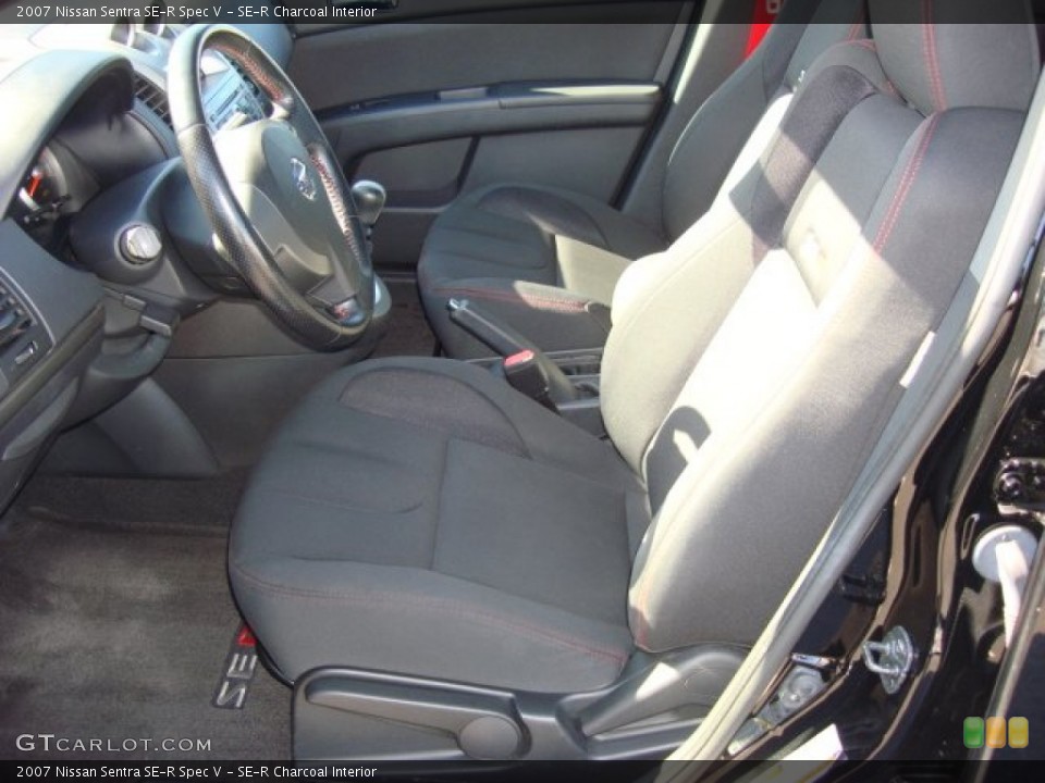 SE-R Charcoal Interior Photo for the 2007 Nissan Sentra SE-R Spec V #56300121