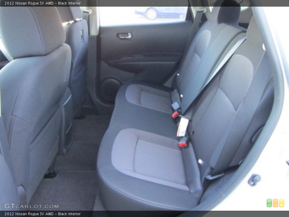 Black Interior Photo for the 2012 Nissan Rogue SV AWD #56300553