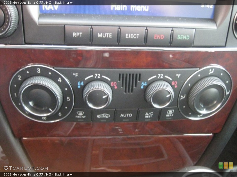 Black Interior Controls for the 2008 Mercedes-Benz G 55 AMG #56300679