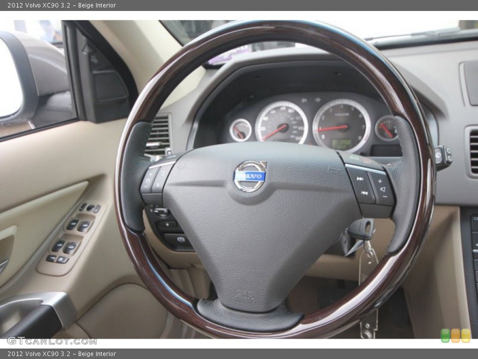 Beige Interior Steering Wheel for the 2012 Volvo XC90 3.2 #56301257