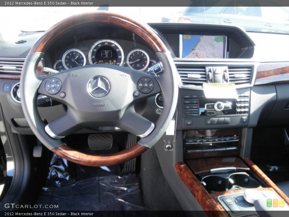 Black Interior Dashboard for the 2012 Mercedes-Benz E 350 Sedan #56301984
