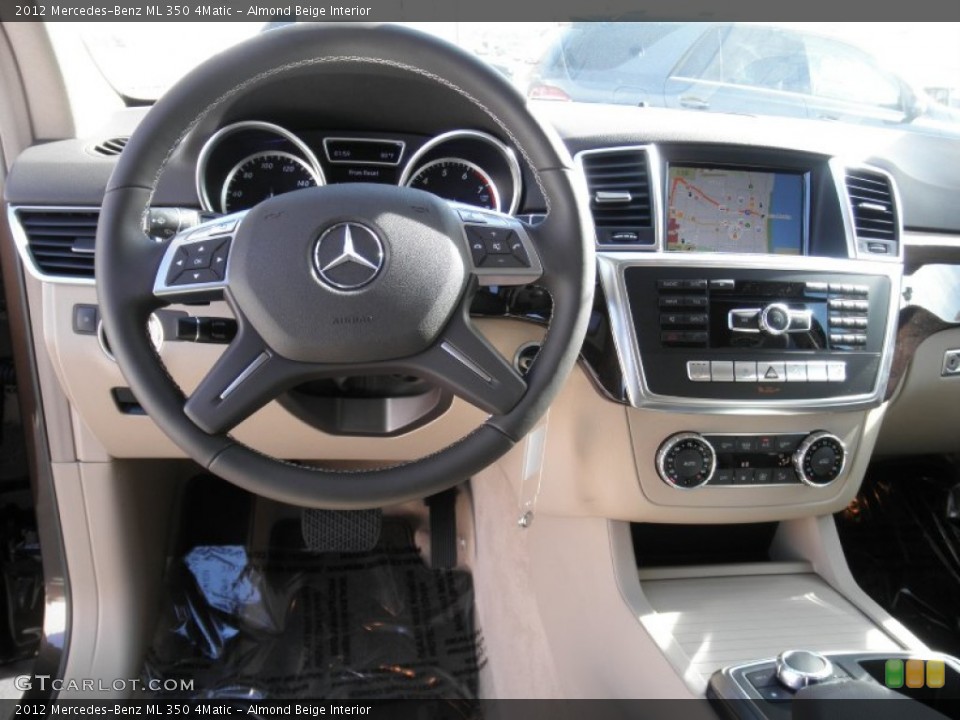 Almond Beige Interior Dashboard for the 2012 Mercedes-Benz ML 350 4Matic #56302614