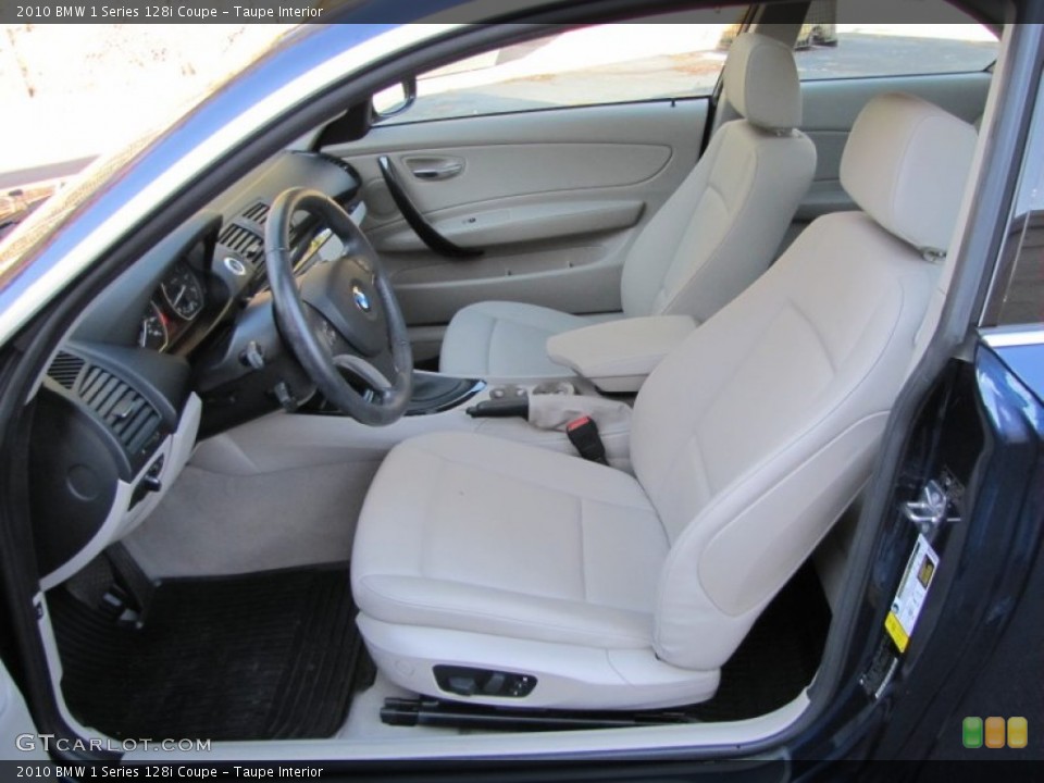 Taupe Interior Photo for the 2010 BMW 1 Series 128i Coupe #56305320