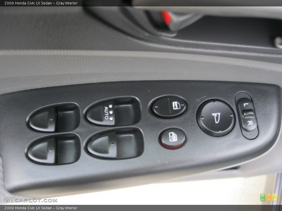 Gray Interior Controls for the 2009 Honda Civic LX Sedan #56305722