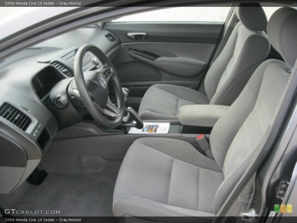 Gray Interior Photo for the 2009 Honda Civic LX Sedan #56305731