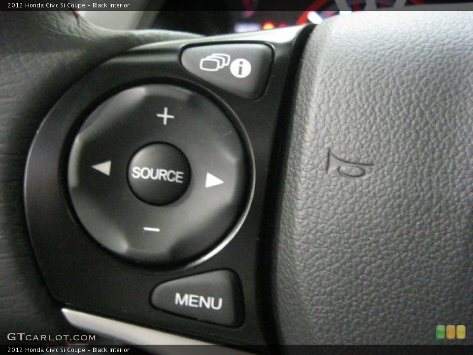 Black Interior Controls for the 2012 Honda Civic Si Coupe #56308536
