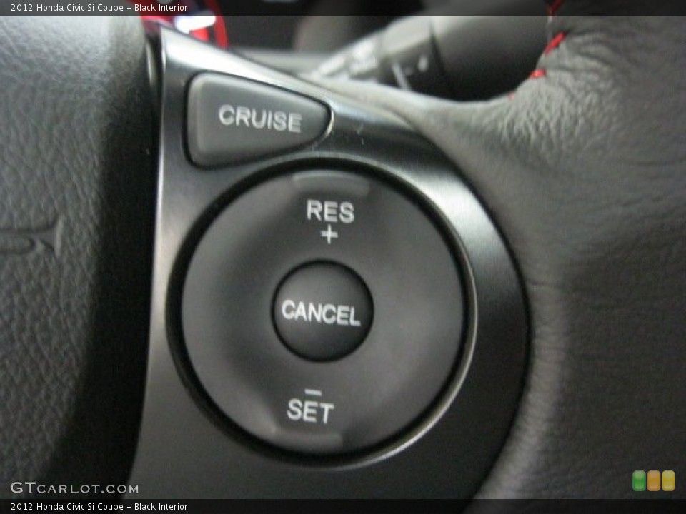Black Interior Controls for the 2012 Honda Civic Si Coupe #56308545