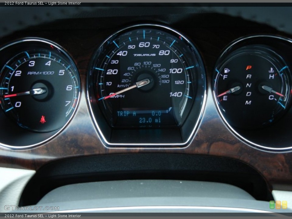 Light Stone Interior Gauges for the 2012 Ford Taurus SEL #56308746