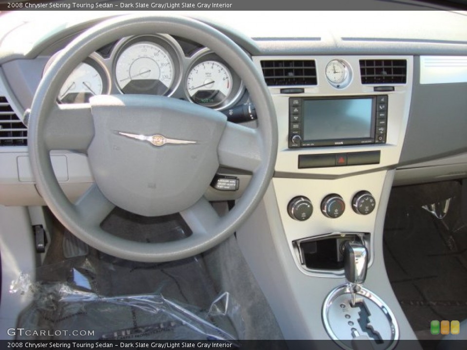 Dark Slate Gray/Light Slate Gray Interior Dashboard for the 2008 Chrysler Sebring Touring Sedan #56315370
