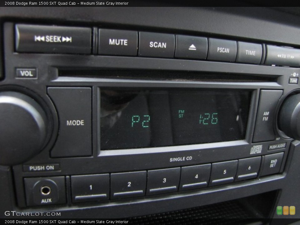 Medium Slate Gray Interior Audio System for the 2008 Dodge Ram 1500 SXT Quad Cab #56316109