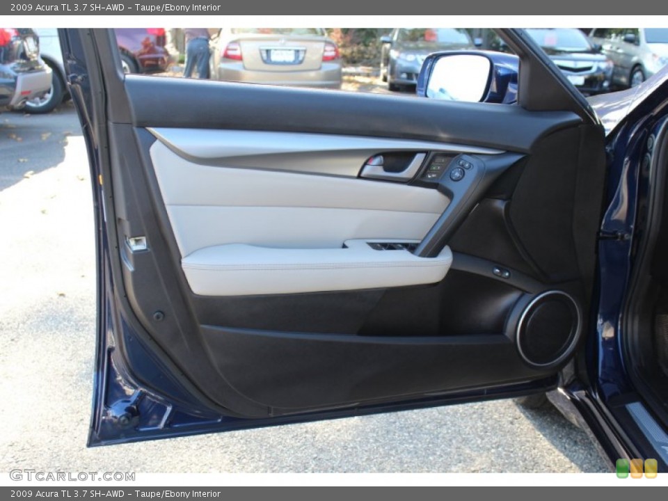 Taupe/Ebony Interior Door Panel for the 2009 Acura TL 3.7 SH-AWD #56317473
