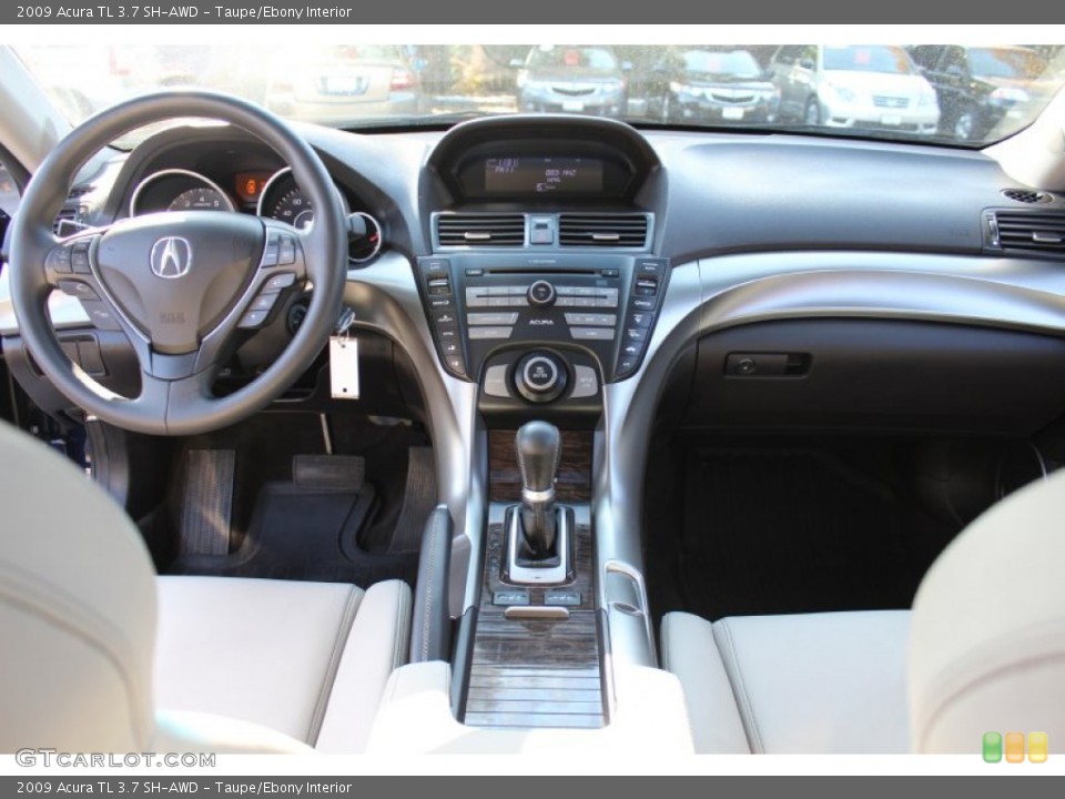 Taupe/Ebony Interior Dashboard for the 2009 Acura TL 3.7 SH-AWD #56317509