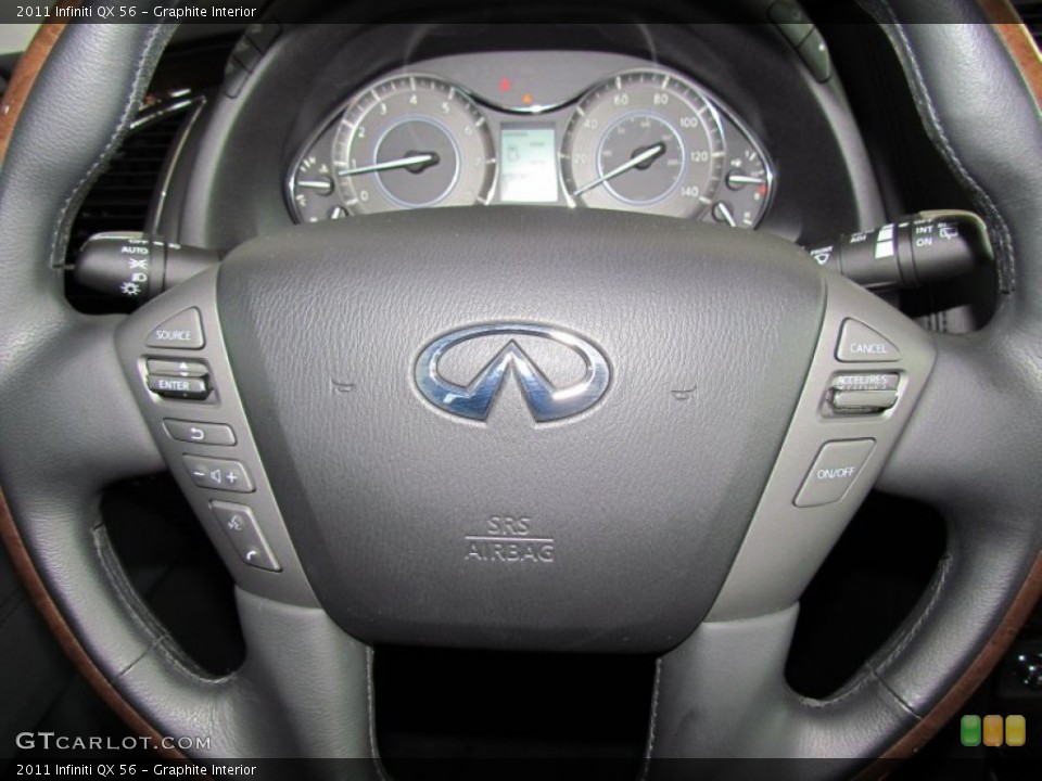 Graphite Interior Steering Wheel for the 2011 Infiniti QX 56 #56317839
