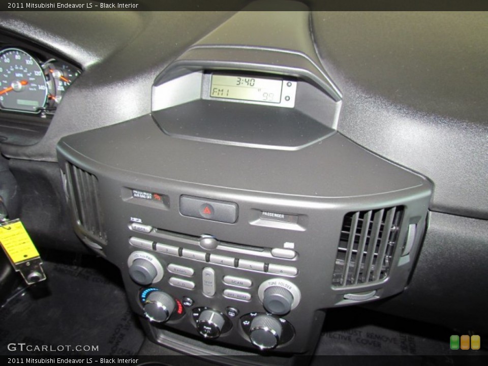 Black Interior Controls for the 2011 Mitsubishi Endeavor LS #56318248