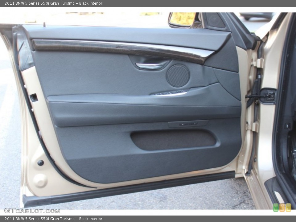 Black Interior Door Panel for the 2011 BMW 5 Series 550i Gran Turismo #56318298