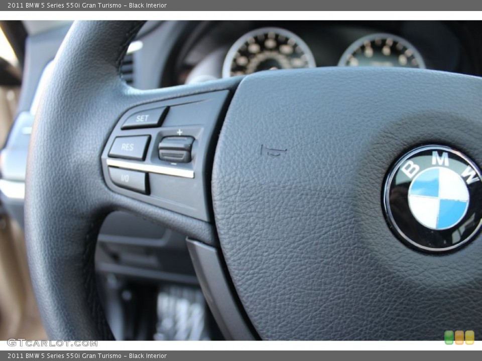 Black Interior Controls for the 2011 BMW 5 Series 550i Gran Turismo #56318352