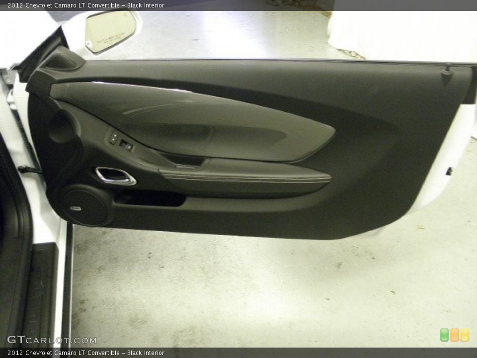 Black Interior Door Panel for the 2012 Chevrolet Camaro LT Convertible #56319945