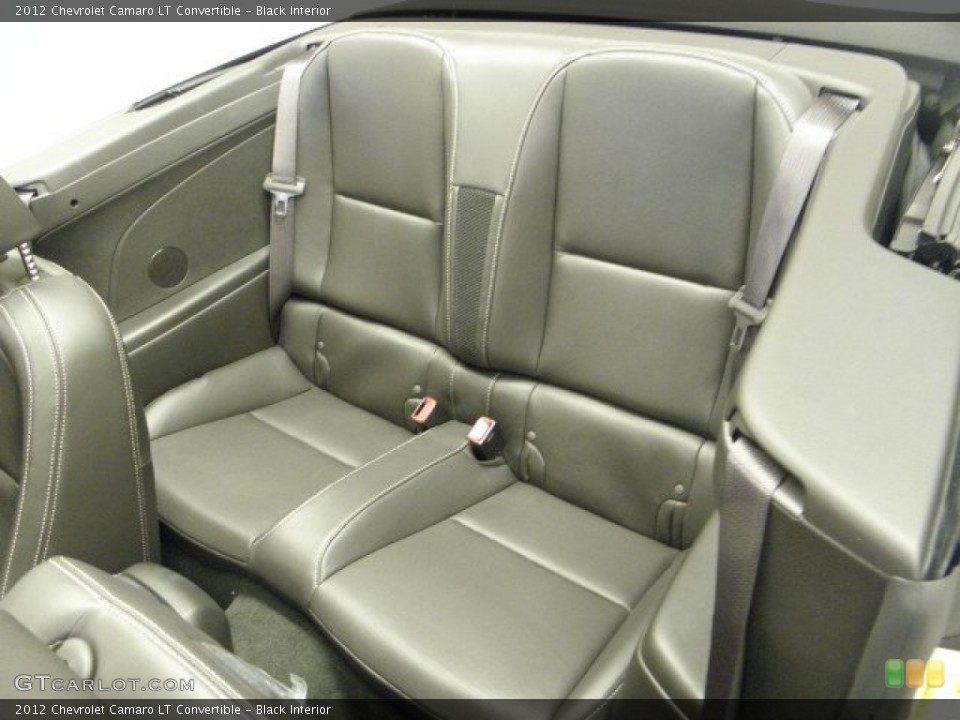Black Interior Photo for the 2012 Chevrolet Camaro LT Convertible #56319990