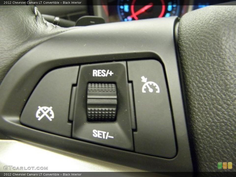 Black Interior Controls for the 2012 Chevrolet Camaro LT Convertible #56320038
