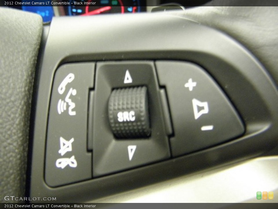 Black Interior Controls for the 2012 Chevrolet Camaro LT Convertible #56320047