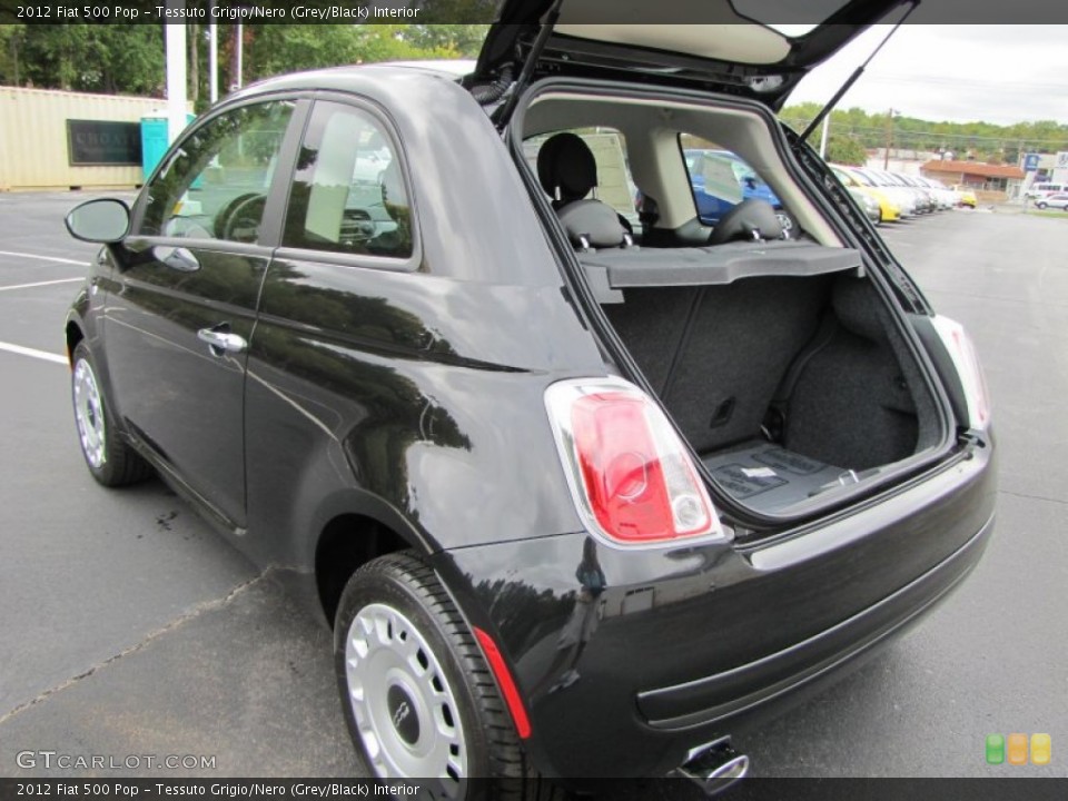 Tessuto Grigio/Nero (Grey/Black) Interior Trunk for the 2012 Fiat 500 Pop #56320080