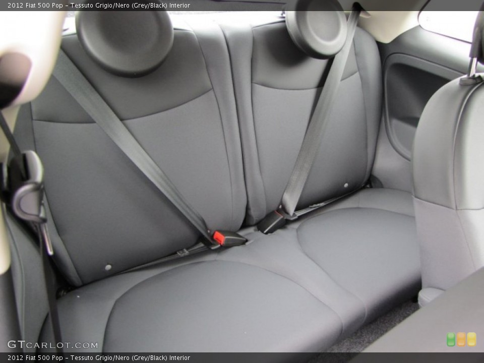 Tessuto Grigio/Nero (Grey/Black) Interior Photo for the 2012 Fiat 500 Pop #56320089