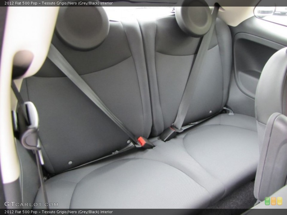 Tessuto Grigio/Nero (Grey/Black) Interior Photo for the 2012 Fiat 500 Pop #56320197