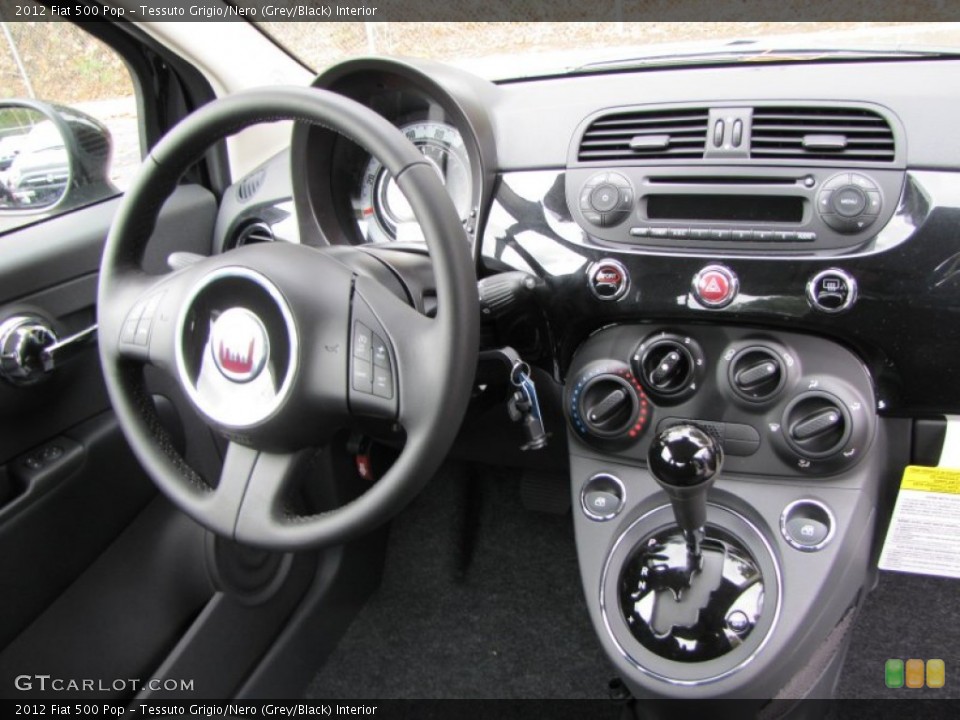 Tessuto Grigio/Nero (Grey/Black) Interior Dashboard for the 2012 Fiat 500 Pop #56320227