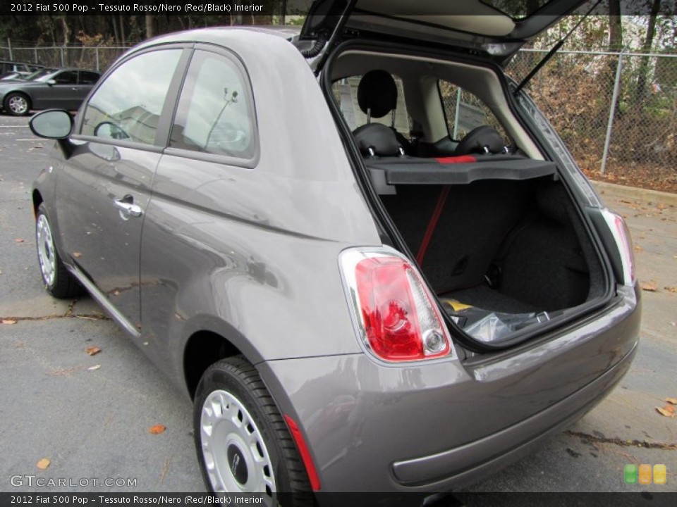 Tessuto Rosso/Nero (Red/Black) Interior Trunk for the 2012 Fiat 500 Pop #56320563