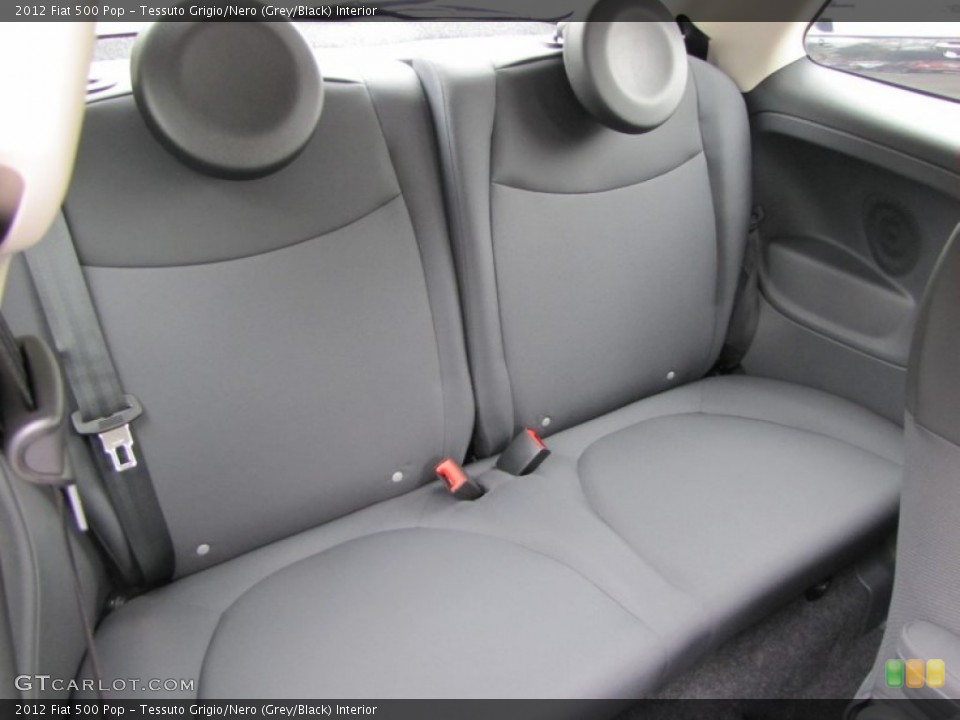 Tessuto Grigio/Nero (Grey/Black) Interior Photo for the 2012 Fiat 500 Pop #56320803