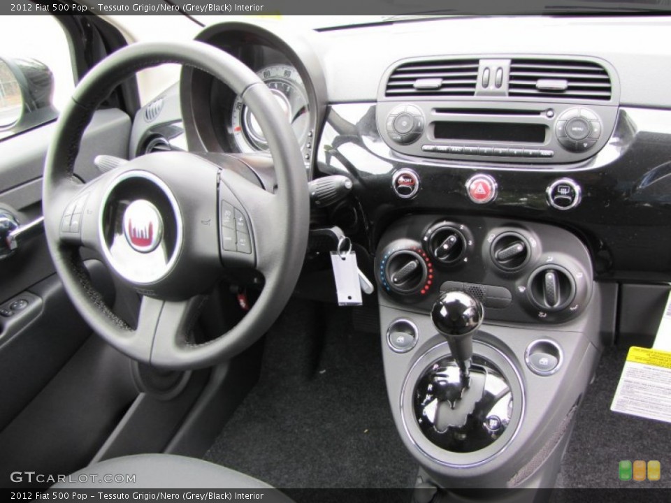 Tessuto Grigio/Nero (Grey/Black) Interior Dashboard for the 2012 Fiat 500 Pop #56320823