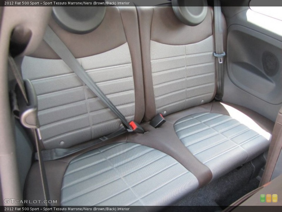 Sport Tessuto Marrone/Nero (Brown/Black) Interior Photo for the 2012 Fiat 500 Sport #56321548