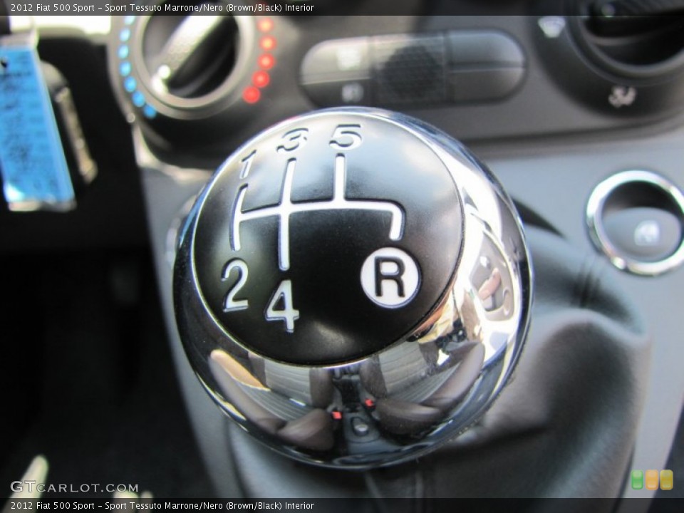 Sport Tessuto Marrone/Nero (Brown/Black) Interior Transmission for the 2012 Fiat 500 Sport #56321575