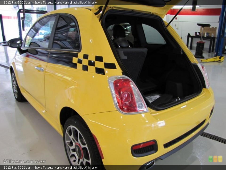 Sport Tessuto Nero/Nero (Black/Black) Interior Trunk for the 2012 Fiat 500 Sport #56321674