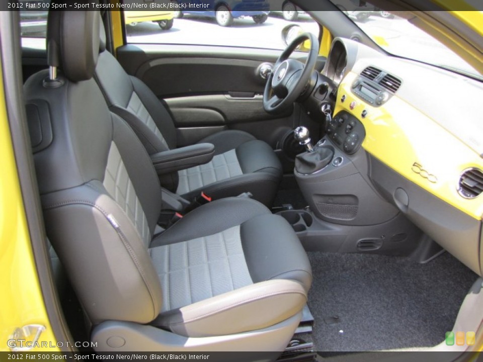Sport Tessuto Nero/Nero (Black/Black) Interior Photo for the 2012 Fiat 500 Sport #56321692