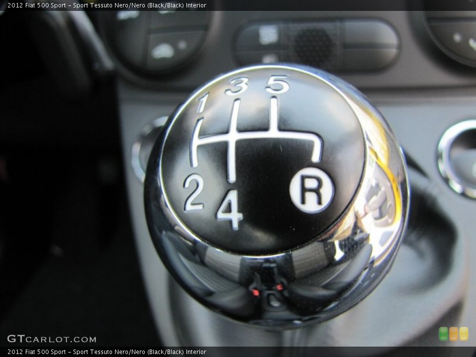 Sport Tessuto Nero/Nero (Black/Black) Interior Transmission for the 2012 Fiat 500 Sport #56321710