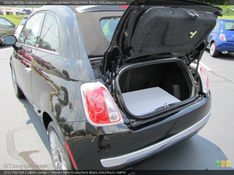 Tessuto Nero-Grigio/Nero (Black-Grey/Black) Interior Trunk for the 2012 Fiat 500 c cabrio Lounge #56322154
