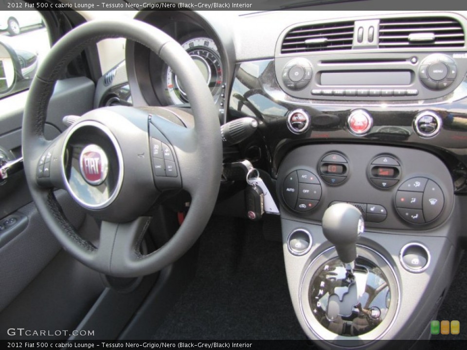 Tessuto Nero-Grigio/Nero (Black-Grey/Black) Interior Dashboard for the 2012 Fiat 500 c cabrio Lounge #56322184