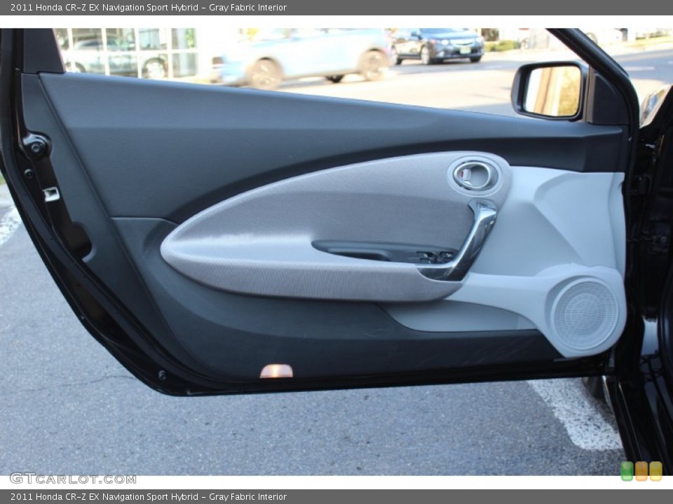 Gray Fabric Interior Door Panel for the 2011 Honda CR-Z EX Navigation Sport Hybrid #56322775