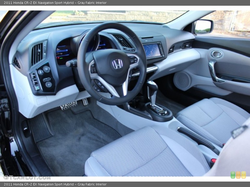 Gray Fabric Interior Prime Interior for the 2011 Honda CR-Z EX Navigation Sport Hybrid #56322784