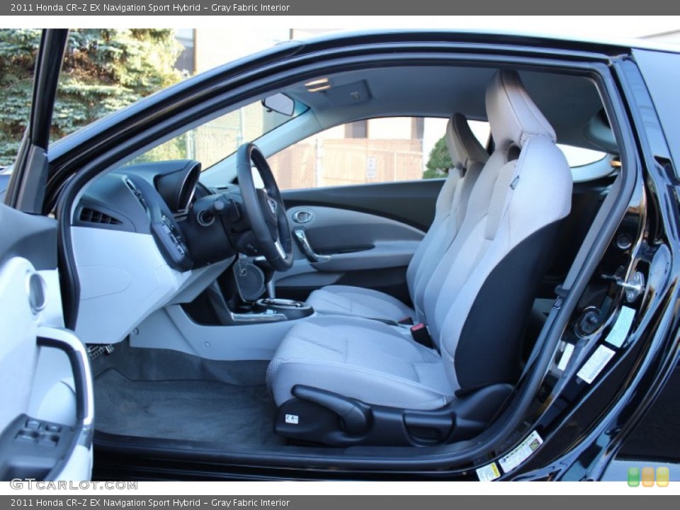 Gray Fabric Interior Photo for the 2011 Honda CR-Z EX Navigation Sport Hybrid #56322790