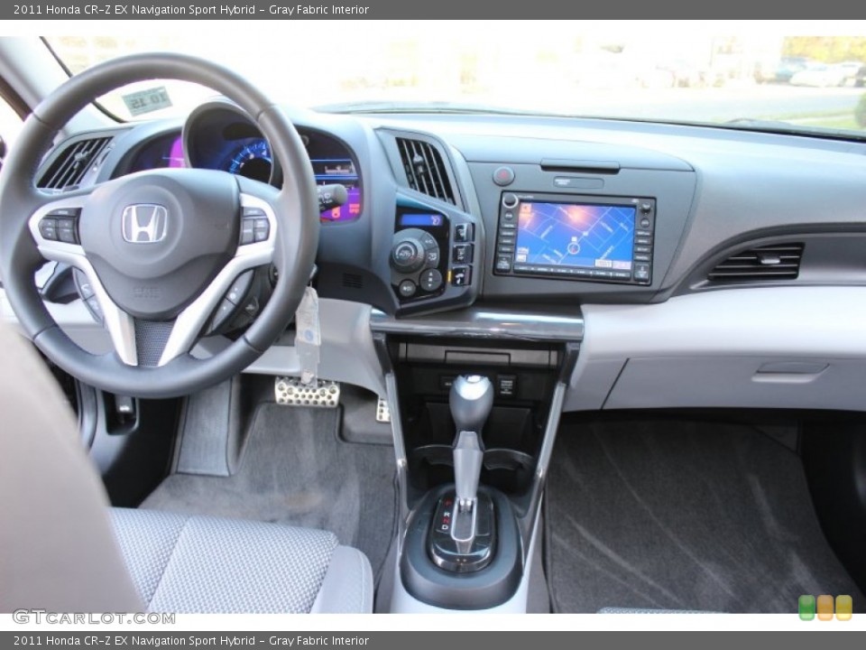 Gray Fabric Interior Dashboard for the 2011 Honda CR-Z EX Navigation Sport Hybrid #56322808