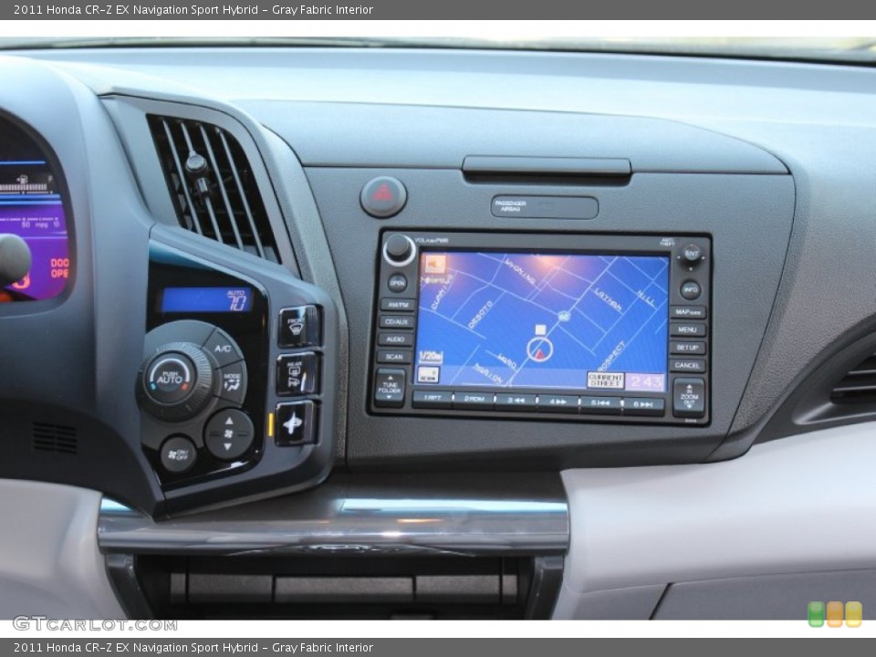 Gray Fabric Interior Navigation for the 2011 Honda CR-Z EX Navigation Sport Hybrid #56322850