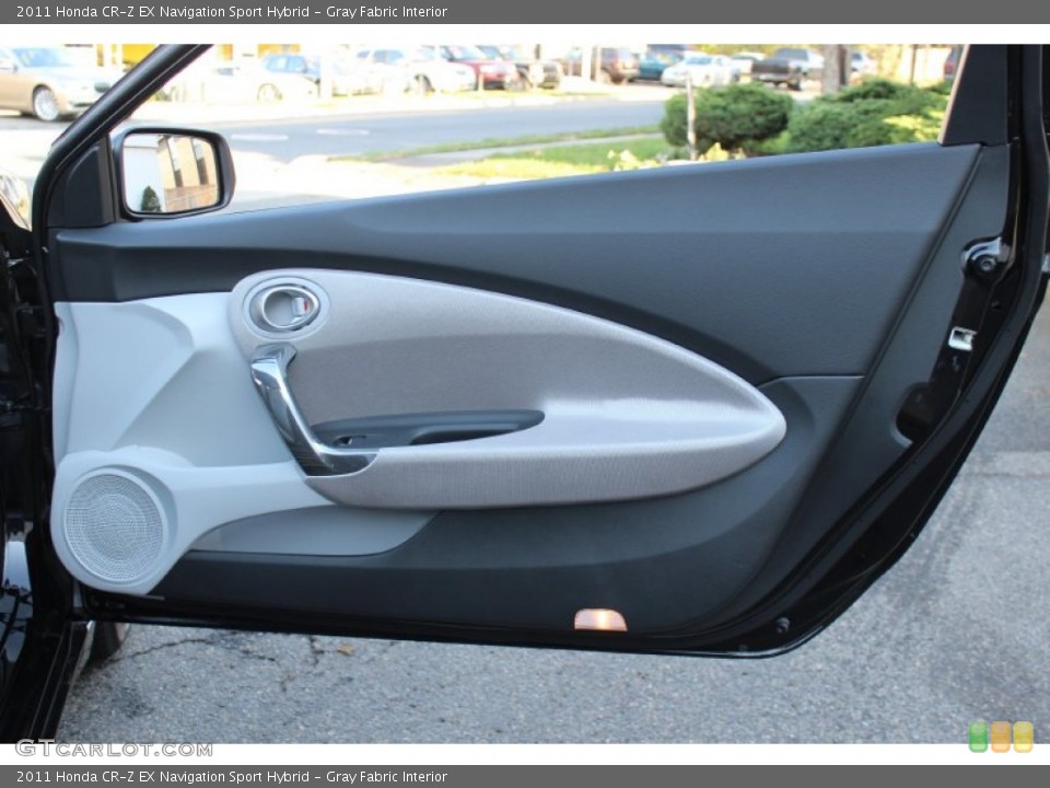 Gray Fabric Interior Door Panel for the 2011 Honda CR-Z EX Navigation Sport Hybrid #56322880