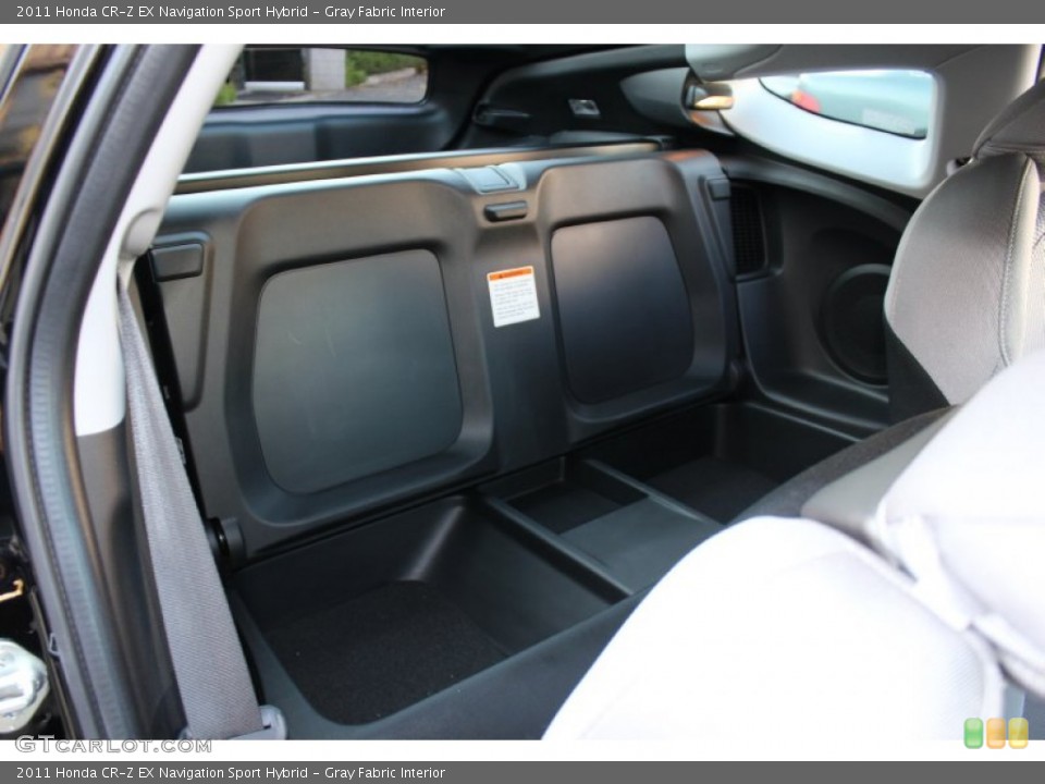 Gray Fabric Interior Photo for the 2011 Honda CR-Z EX Navigation Sport Hybrid #56322889