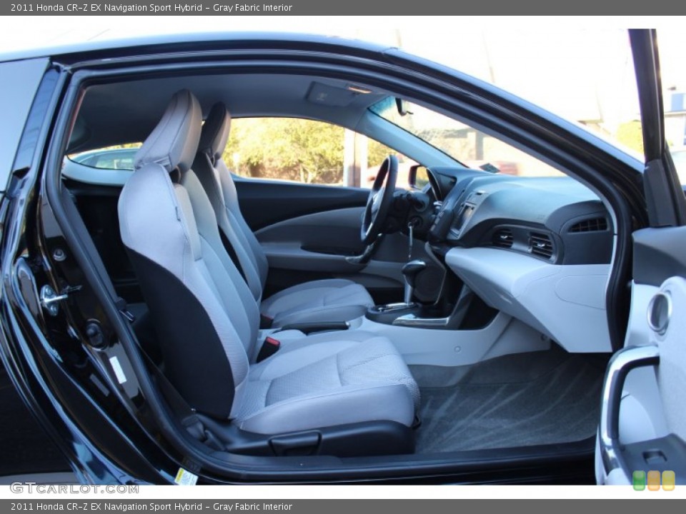 Gray Fabric Interior Photo for the 2011 Honda CR-Z EX Navigation Sport Hybrid #56322905