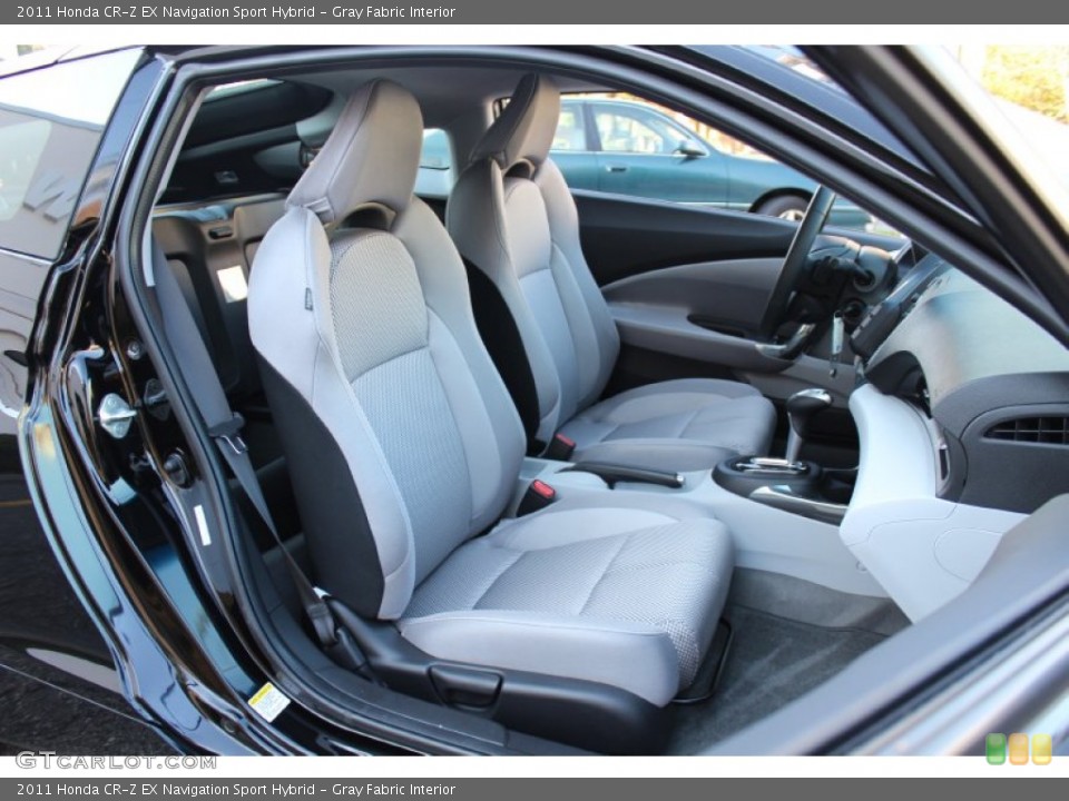 Gray Fabric Interior Photo for the 2011 Honda CR-Z EX Navigation Sport Hybrid #56322916